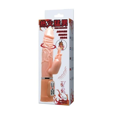 BAILE - Fire Dragon 5 vibrations 5 rotations, heating Boss of toys