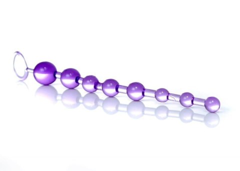 Plug/kulki-Jelly Anal 10 Beads Purple Boss of toys
