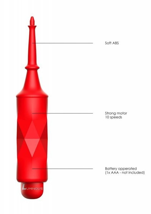 Circe - ABS Bullet With Sleeve - 10-Speeds - Red Boss of toys