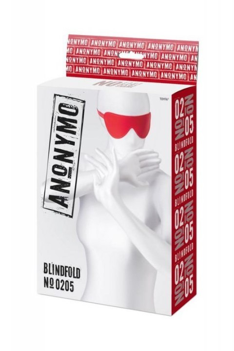 Anonymo mask, PU leather, red, 65 cm Boss of toys