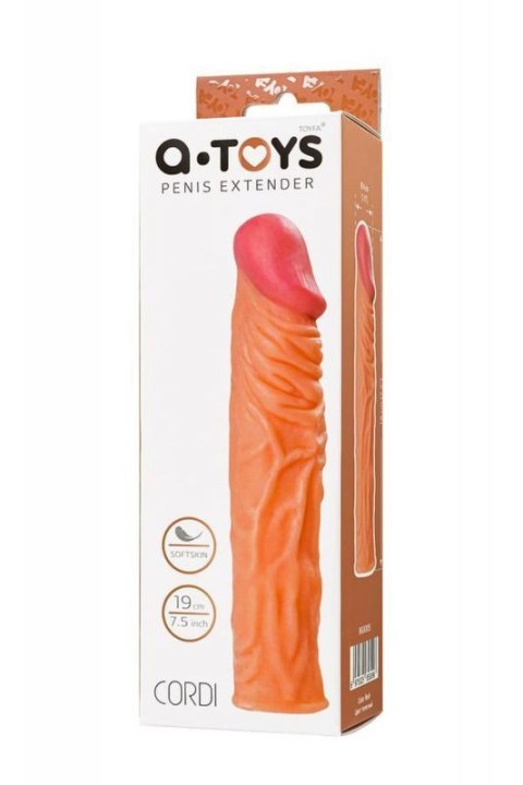 A-TOYS Penis Sleeve, Softskin Flesh 863005 Boss of toys