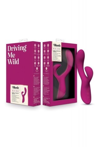 BLUSH QUINN RABBIT VIBRATOR BURGUNDY Boss of toys