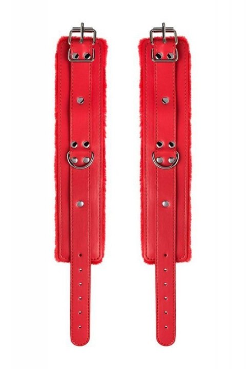 Anonymo handcuffs, PU leather, red, 27 cm Boss of toys