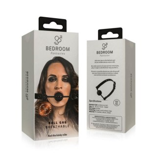Bedroom Fantasies - Breathable Silicone Ball Gag Black Boss of toys