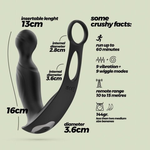 CRUSHIOUS FLAMMA PROSTATE VIBRATOR WITH REMOTE CONTROL Boss of toys