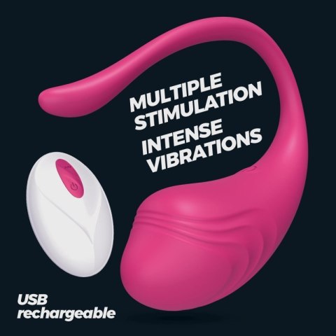 CRUSHIOUS TAMAGO RECHARGEABLE VIBRATING EGG WITH REMOTE PINK Boss of toys