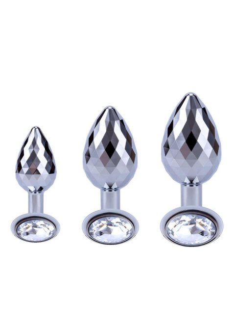 Disco Diamond Plug Large Silver SCALA