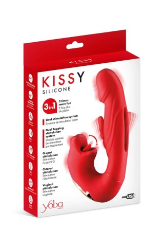 Kissy 3-in-1 Rabbit Vibrator Comcorde - SAS EDITIONS CONCORDE