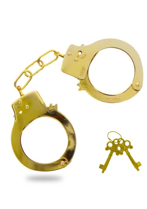 Metal Handcuffs Gold SCALA