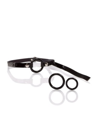 Open Ring Gag Black SCALA