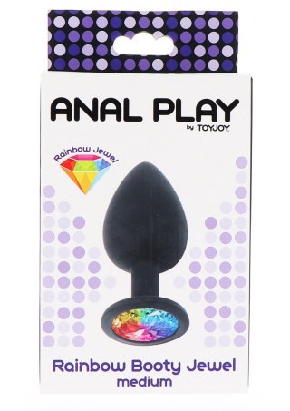 Rainbow Booty Jewel Medium Black SCALA