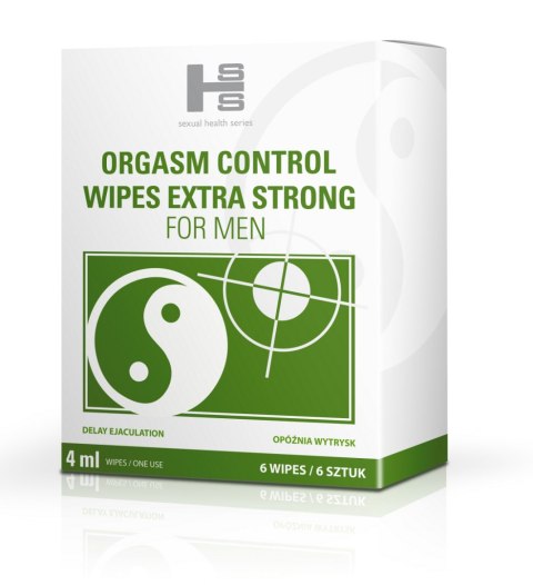 SHS Orgasm Control Wipes - chusteczki opóźniające wytrysk Sexual Health Series