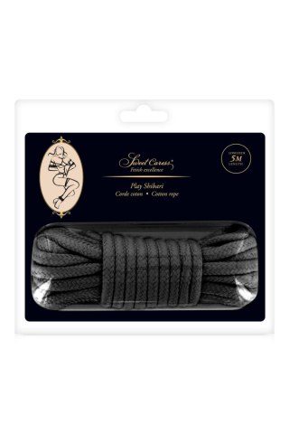 SM BONDAGE ROPE BLACK 5M (Size: T1) Comcorde - SAS EDITIONS CONCORDE
