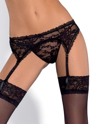 Bielizna-Catia pas do pończoch i stringi L/XL Obsessive - Amocarat Sp. z o.o.