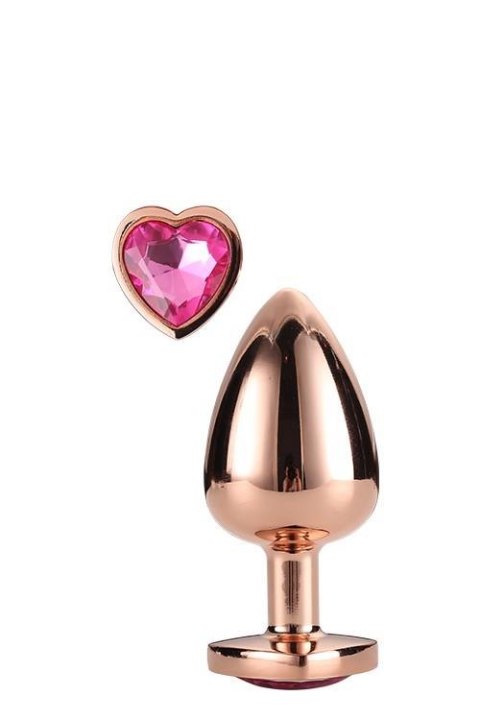 GLEAMING LOVE ROSE GOLD PLUG MEDIUM TONGA