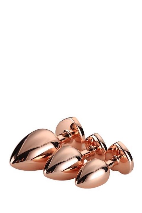 GLEAMING LOVE ROSE GOLD PLUG SET TONGA
