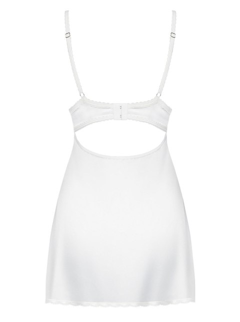Koszulka i stringi Obsessive 871 śmietankowa L/XL Obsessive