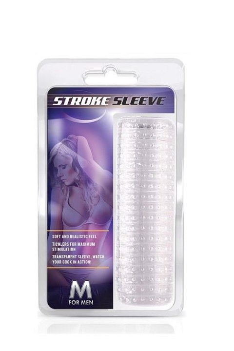 M FOR MEN STROKE SLEEVE CLEAR TONGA