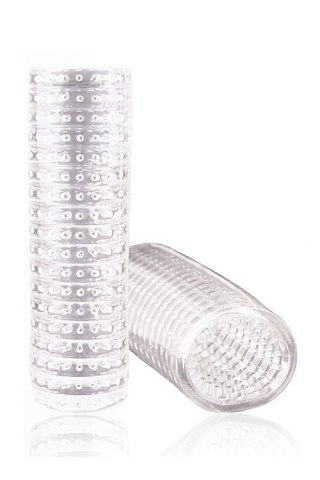 Przedłużka TPE Blush M For Men Stroke Sleeve przezroczysta Blush