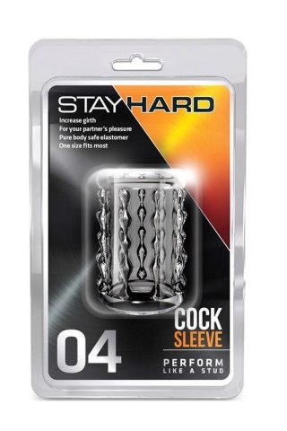 STAY HARD COCK SLEEVE 04 CLEAR TONGA