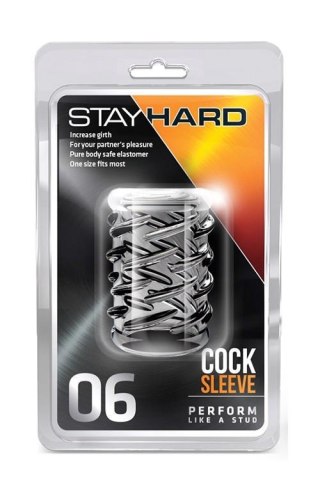 STAY HARD COCK SLEEVE 06 CLEAR TONGA