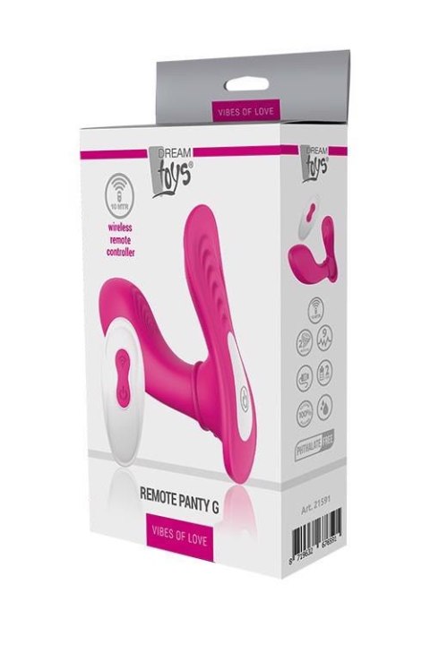 VIBES OF LOVE REMOTE PANTY G MAGENTA TONGA