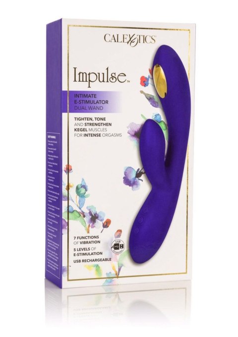 Wibrator punktu G Estim Dual Wand niebieski 21.5 cm CalExotics