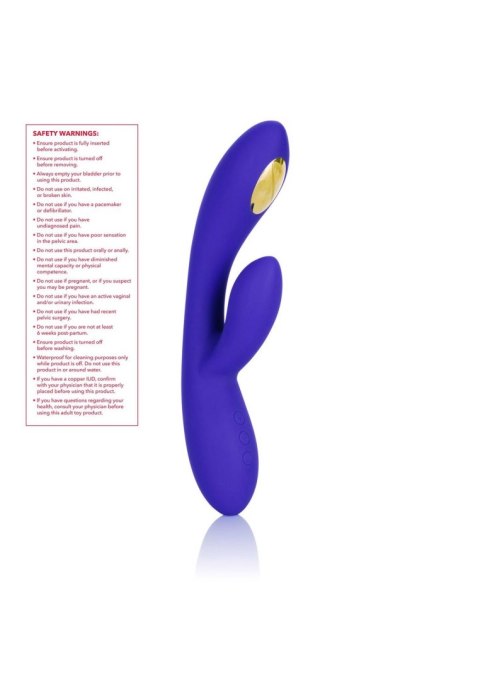Wibrator punktu G Estim Dual Wand niebieski 21.5 cm CalExotics