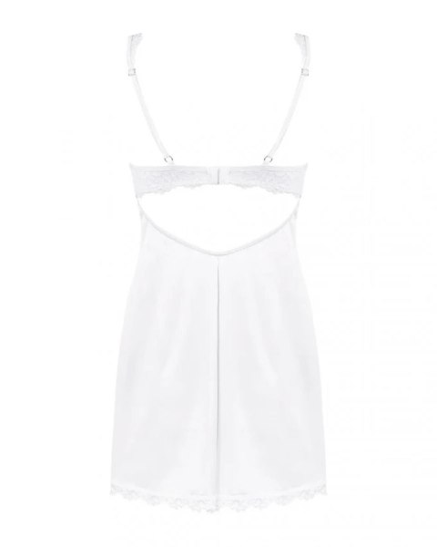 Bielizna-Amor Blanco koszulka i stringi biały L/XL Obsessive