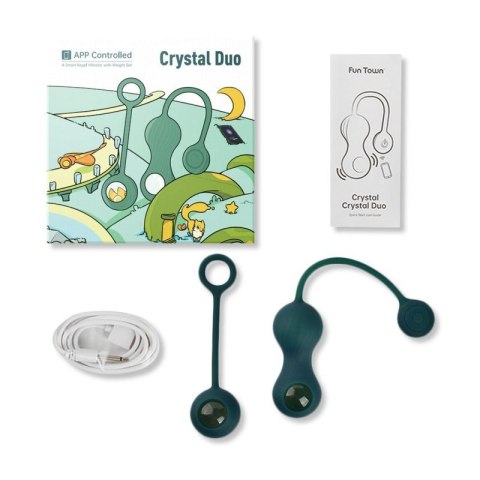 Magic Motion - Crystal Duo Smart Kegel Vibrator with Weight Set Boss of toys