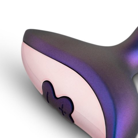 Wibrator analny Hueman Intergalactic fioletowy z pilotem USB Hueman