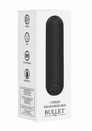 10 Speed Rechargeable Bullet - Black SHOTS
