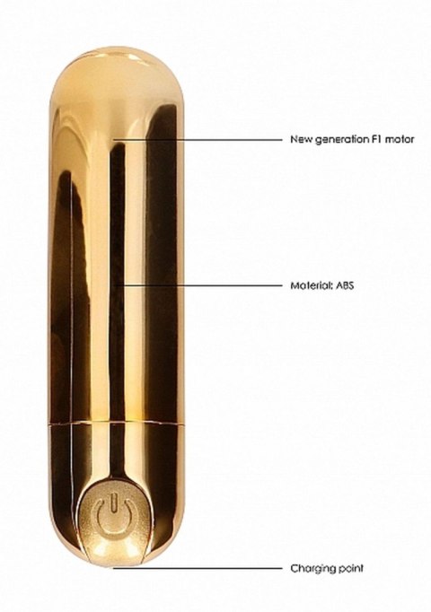 10 Speed Rechargeable Bullet - Gold SHOTS