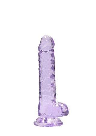7"" / 18 cm Realistic Dildo With Balls - Purple SHOTS