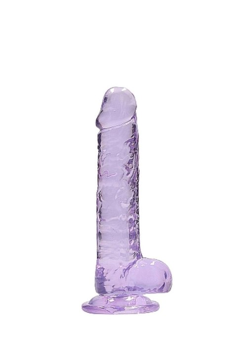 7"" / 18 cm Realistic Dildo With Balls - Purple SHOTS