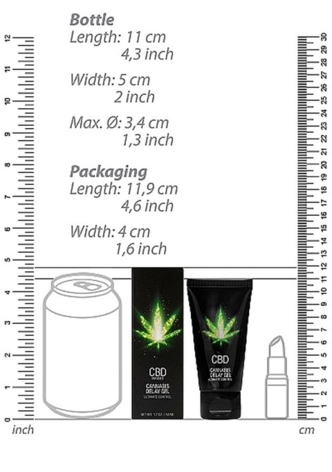 CBD Cannabis Delay Gel - 50 ml SHOTS