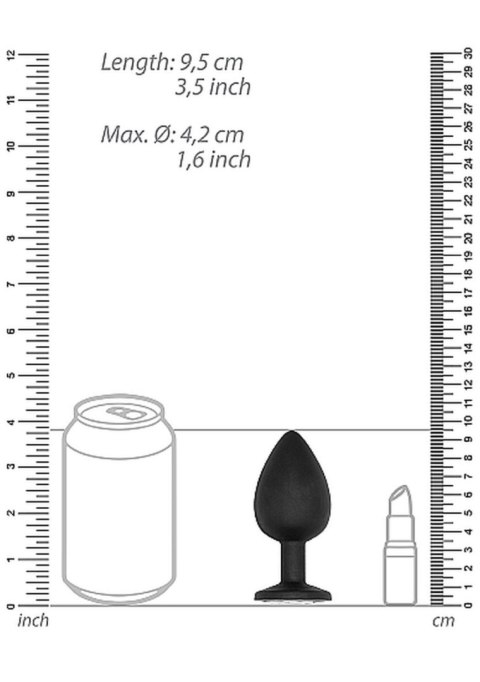 N0. 91 - Self Penetrating Butt Plug - Black SHOTS
