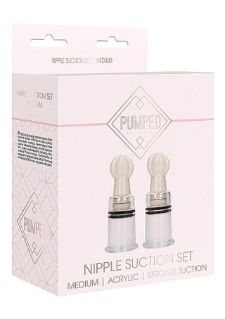 Nipple Suction Set Medium - Transparent SHOTS