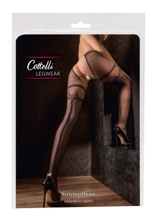 Rajstopy bezmajtkowe Cottelli LEGWEAR z podwiązką L/XL Cottelli LEGWEAR