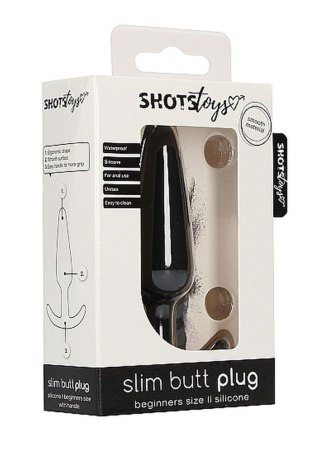 Slim Butt Plug - Black SHOTS