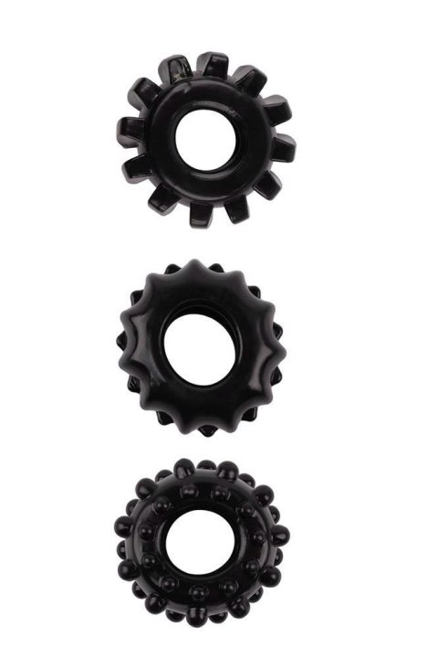 ALL TIME FAVORITES SET OF 3 COCKRINGS BLACK TONGA