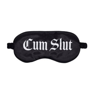 Cum Slut - Printed Satin Mask SHOTS