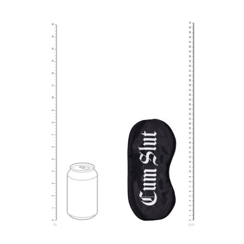 Cum Slut - Printed Satin Mask SHOTS