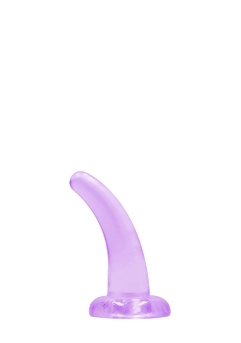 Dildo z przyssawką RealRock Crystal Clear przezroczyste 11 cm RealRock