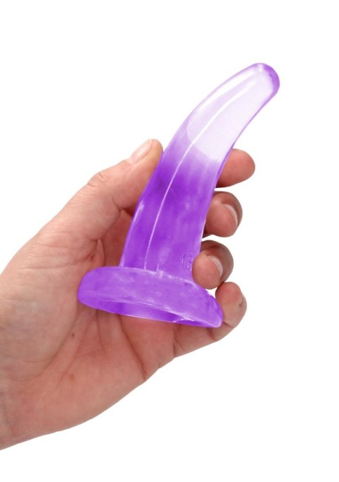 Dildo z przyssawką RealRock Crystal Clear przezroczyste 11 cm RealRock