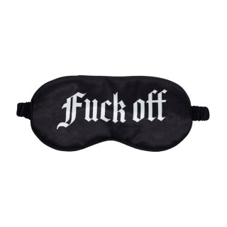 Fuck Off - Printed Satin Mask SHOTS
