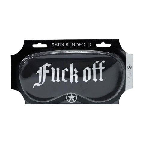 Fuck Off - Printed Satin Mask SHOTS
