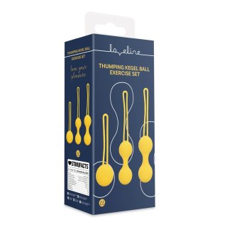 Kegel Ball Exercise Set - Lemonade Yellow SHOTS
