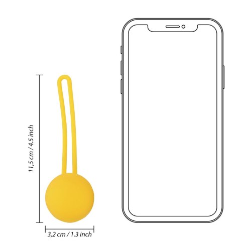 Kegel Ball Exercise Set - Lemonade Yellow SHOTS