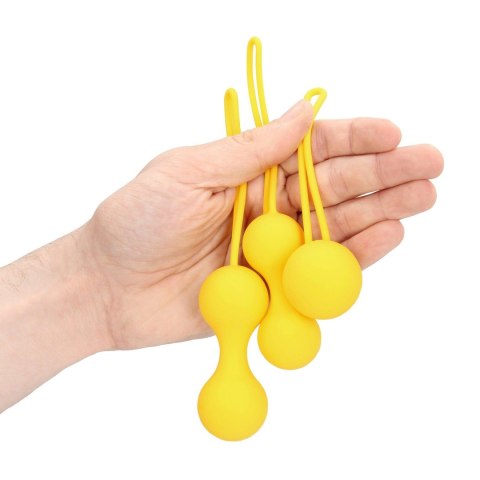 Kegel Ball Exercise Set - Lemonade Yellow SHOTS